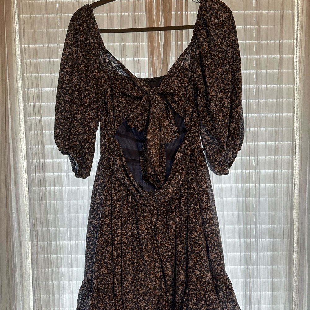 Blue Floral Dress